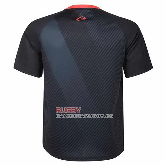 Camiseta Saracens Rugby 2019 Negro